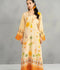 Panache Apparel Dear Summer Silk Lawn Printed Kaftan-Yellow Bloom