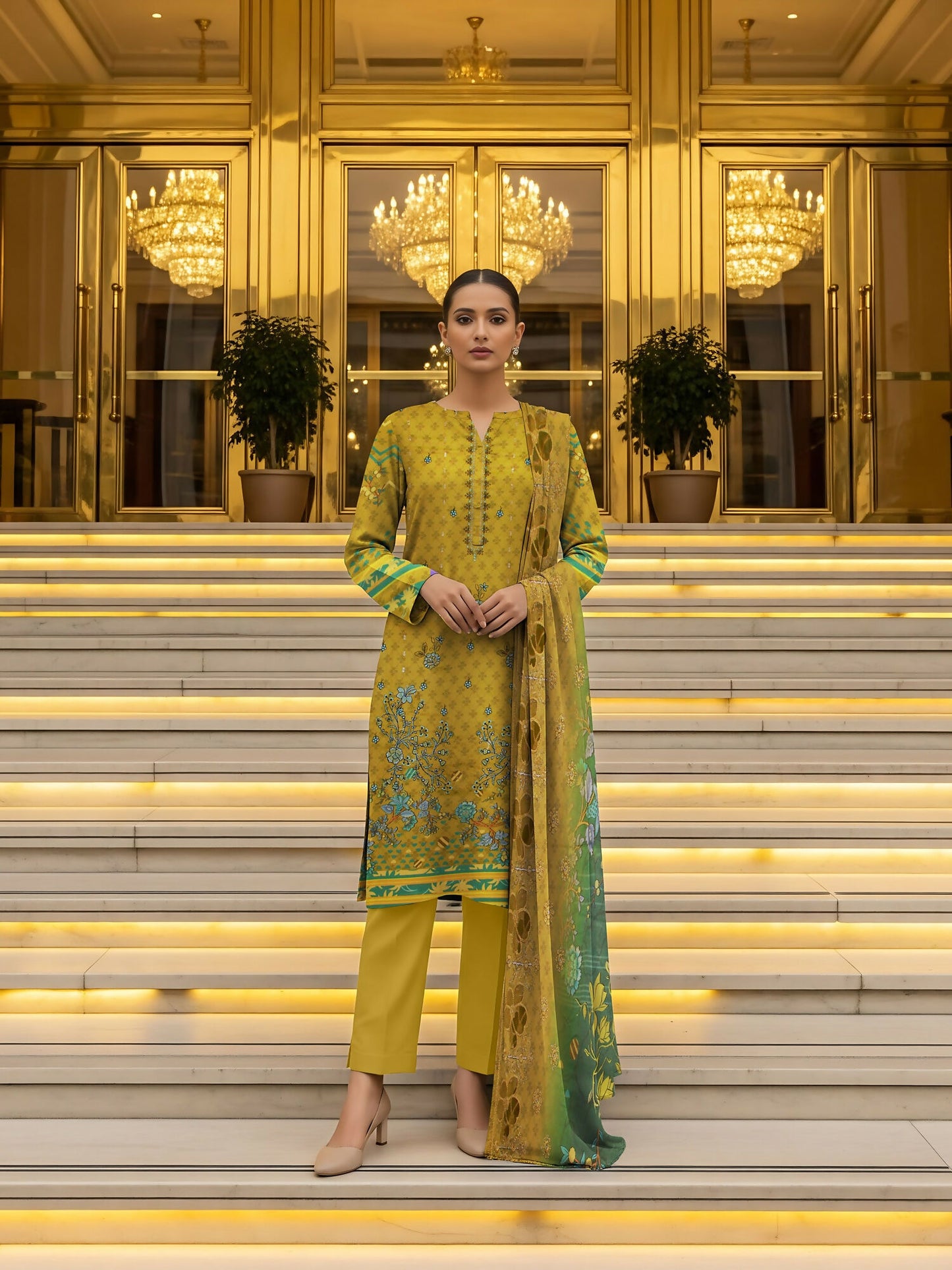 Grace & Style Dhanak Embroidered Unstitched 3-Piece Suit-06