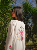 Kachy Dhaagy Lawn Embroidered Stitched 3-Piece Suit-Komal
