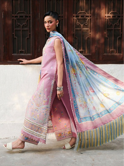 Binilyas Lumina Summer Lawn Embroidered Unstitched 3-Piece Suit-L77-B