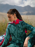 Maria B Slub Khaddar Printed Unstitched 3-Piece Suit- 509 - A