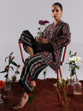 Binilyas Silk Digital Printed Co-Ord Set-30090