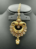 H&A Jewellery Indian Rajwari Gold Plated Maang Tikka