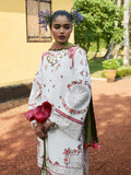 Jugnu by Hussain Rehar Cotton Embroidered Scarf-Navya