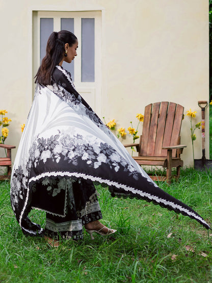 Mahnur Gardenia Khaddar Embroidered Stitched 3-Piece Suit-GR-05
