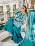 Farooq Hameed Studio Pariza Lux Festive'25 Organza Embroidered Stitched 3-Piece Suit-Jeseria