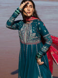 Hussain Rehar Surkh Eid Pret'25 Lawn Embroidered Stitched 3-Piece Suit-Zarqash
