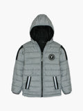 Velvour Full Sleeves Hooded Puffer Jacket-VJ63-B