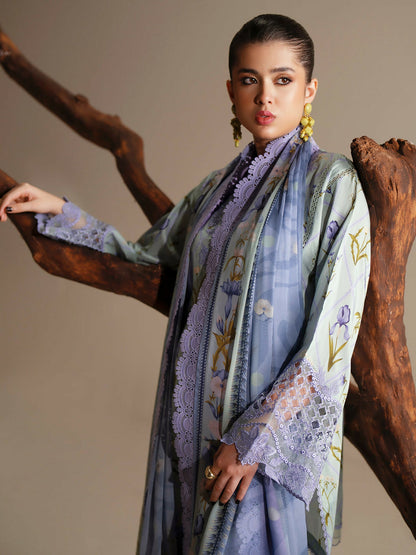 Binilyas Eres Bonita Viscose Embroidered Stitched 3-Piece Suit-1103-A