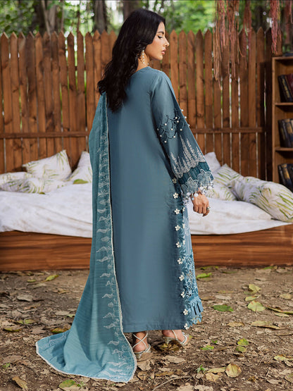 Parishay Winterwood Tales Khaddar Embroidered Unstitched 3-Piece Suit- WW - 04