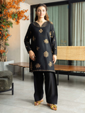 Panache Apparel Solid Story Cotton Lawn Embroidered Stitched Suit-Kairo