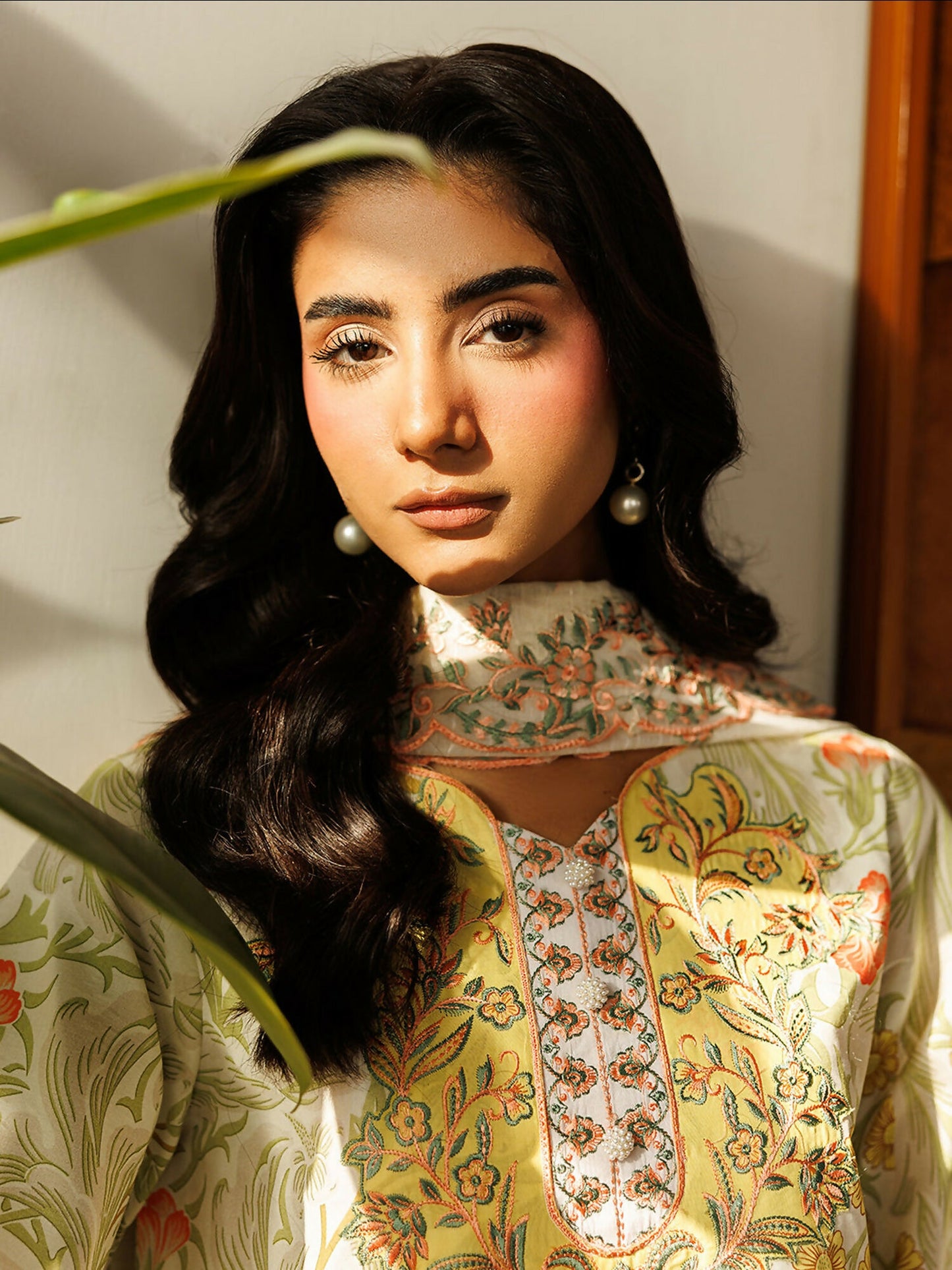 Mahnur Leila Lawn'26 Embroidered Stitched 3-Piece Suit-L-11