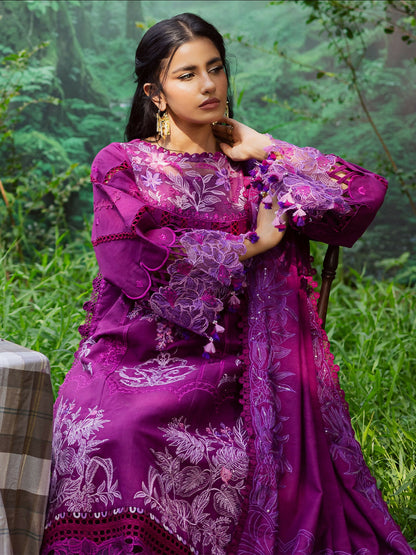 Parishay Winterwood Tales Khaddar Embroidered Unstitched 3-Piece Suit- WW - 06