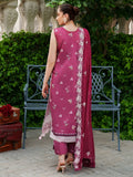 Parishay Ivy Bloom Viscose Embroidered Stitched 3-Piece Suit-IW-11