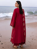 Mahnur Sirene Luxury Lawn Embroidered Unstitched 3-Piece Suit-Scarlet