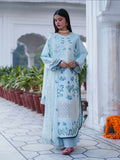 Mahnur Gul Luxury Lawn'26 Embroidered Stitched 3-Piece Suit-G-006