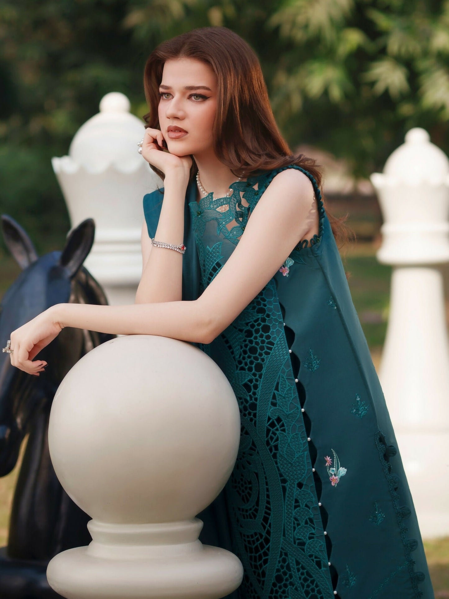 Parishay Summer Queen Lawn Embroidered Unstitched 3-Piece Suit-SQ-04