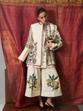 Jugnu by Hussain Rehar Khaddar Pret’26 Wool Embroidered Scarf-Rasa