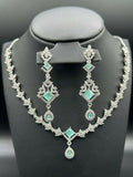 H&A Jewellery One Carat Silver Rhodium Plated Jewellery Set