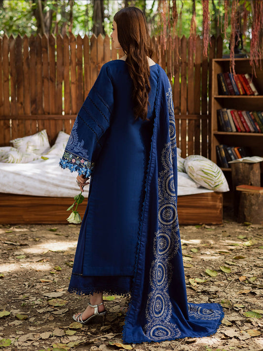Parishay Winterwood Tales Khaddar Embroidered Unstitched 3-Piece Suit- WW - 02