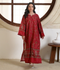Stylish Collection Amaya Pret Silk Grip Printed Stitched 2-Piece Suit-Morni Maroon