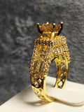 Gold H&A Jewellery Adjustable Ring
