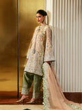Hussain Rehar The Scent Luxury Pret SS'25 Raw Silk Embellished 3-Piece Suit-Reve