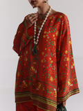 Binilyas Silk Digital Printed Co-Ord Set-30084