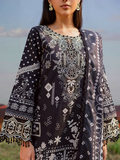 Parishay Rang e Sarma Khaddar Embroidered Unstitched 3-Piece Suit-SAR-07