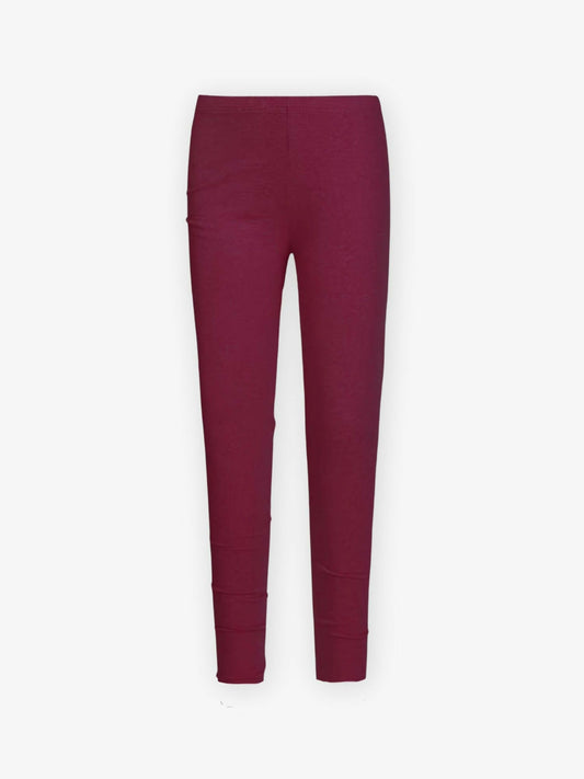 Marooon Velvour Girls Tights Set-VL05
