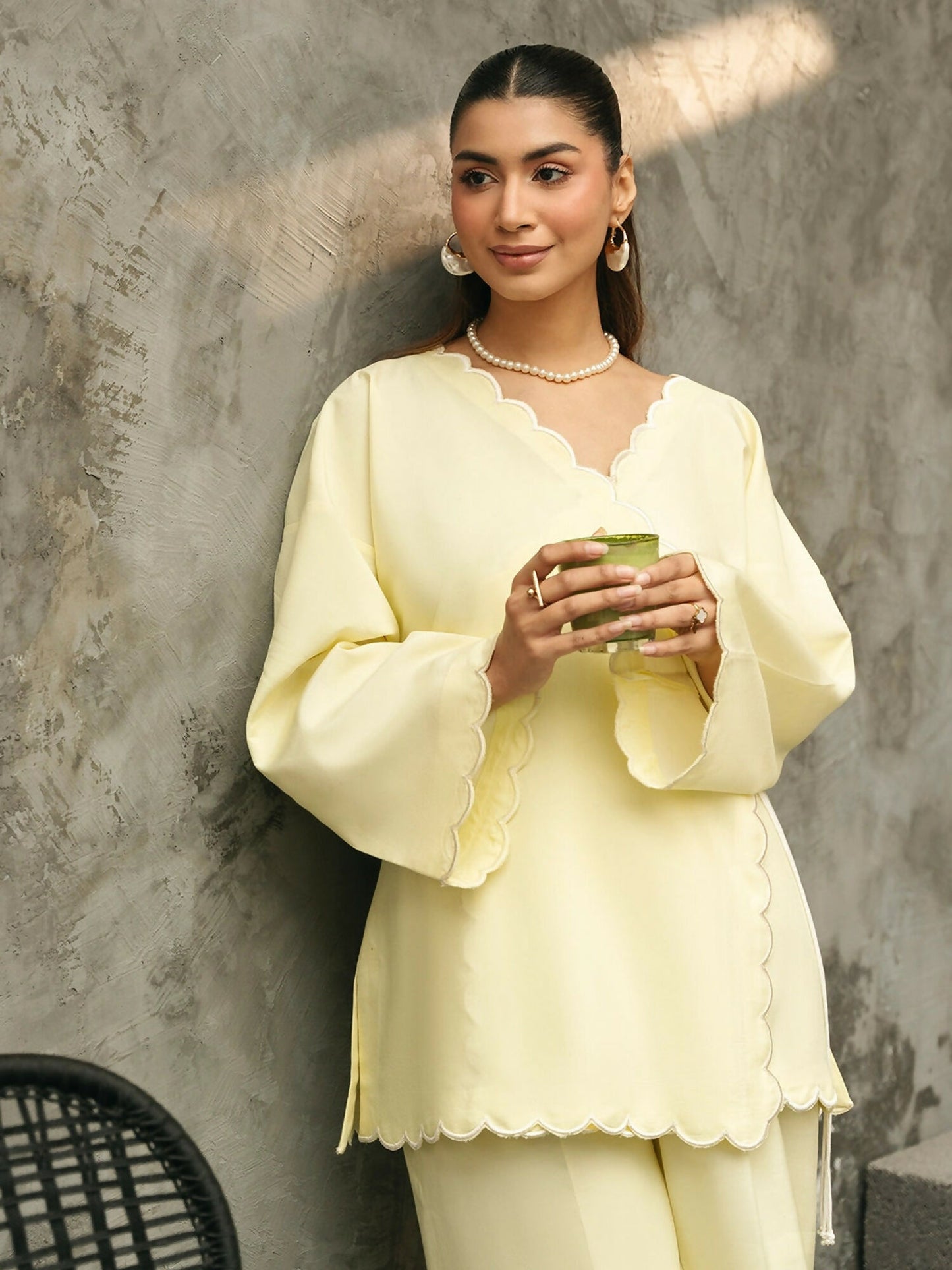 Mannat Clothing Suave Edit Raw Silk Co-Ord Set-Solace