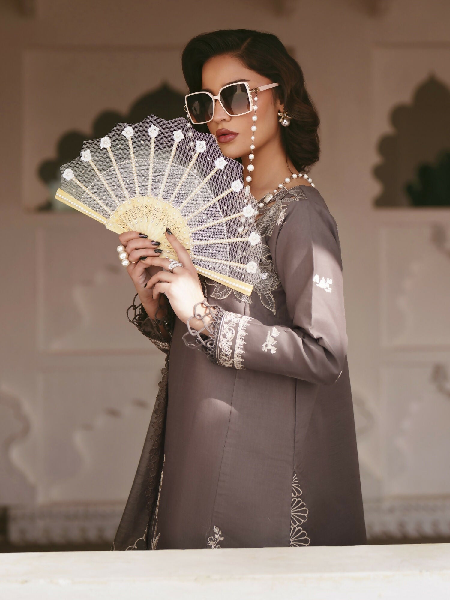 Parishay Shangrila Lawn Embroidered Unstitched 3-Piece Suit-SLA-14