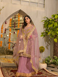 Ruby's Couture Poshak Organza Embellished Lehenga-Mayal