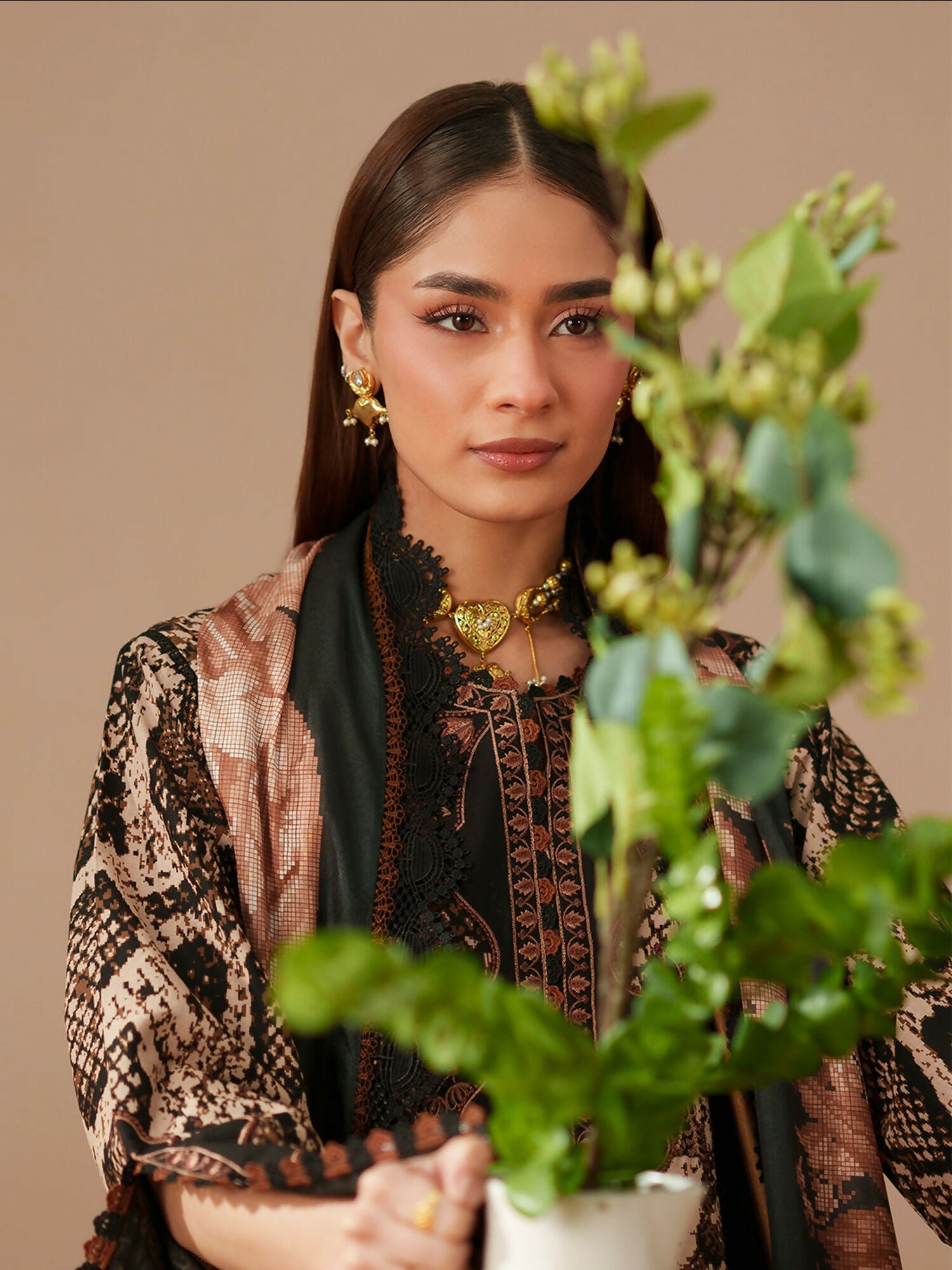Binilyas Jojo Summer'26 Lawn Embroidered Unstitched 3-Piece Suit-83A