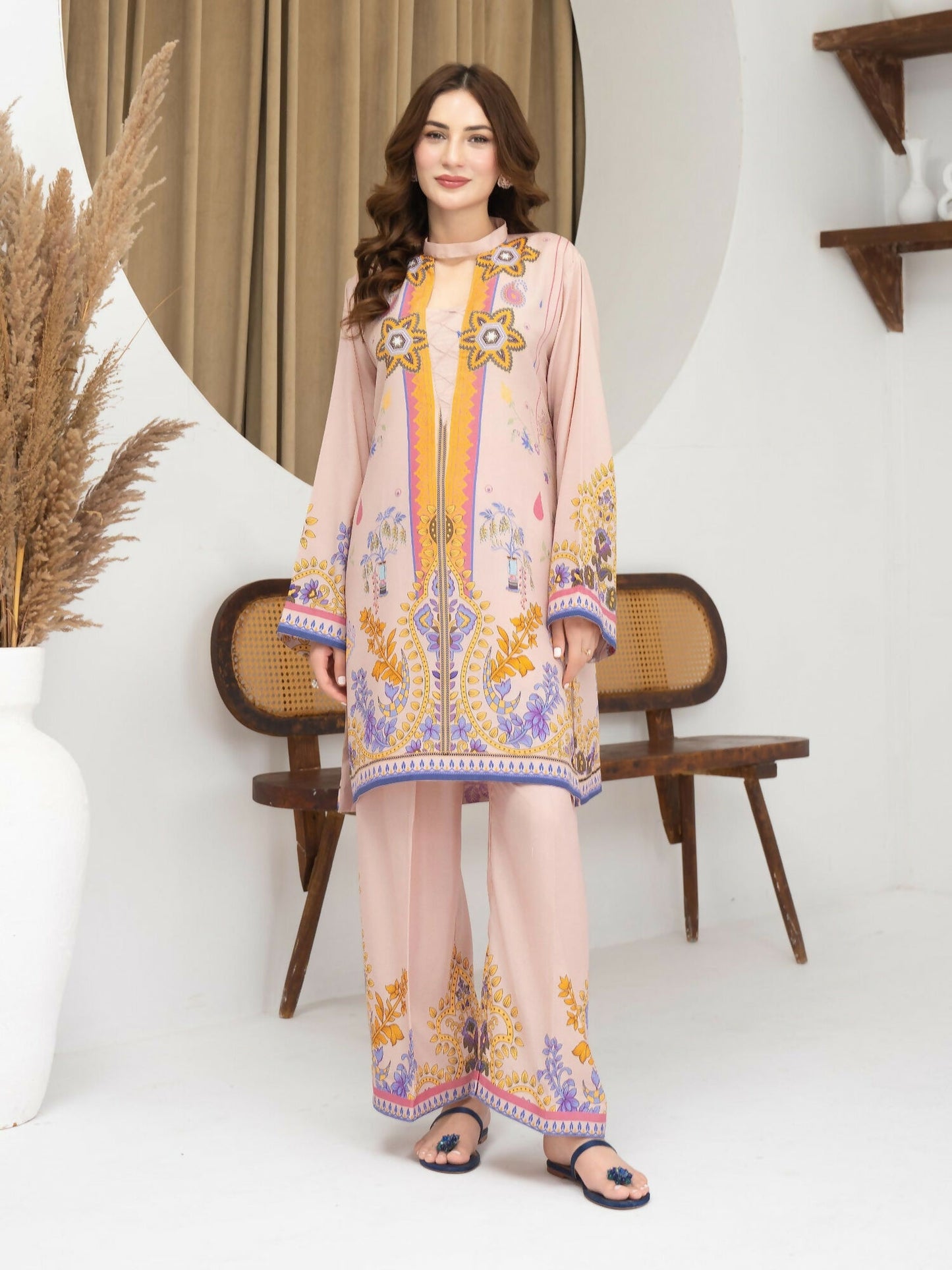 Panache Apparel Florise Lawn Printed Co-Ord Set-Seryn