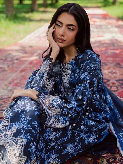 Parishay Rang e Sarma Khaddar Embroidered Stitched 3-Piece Suit-SAR-11