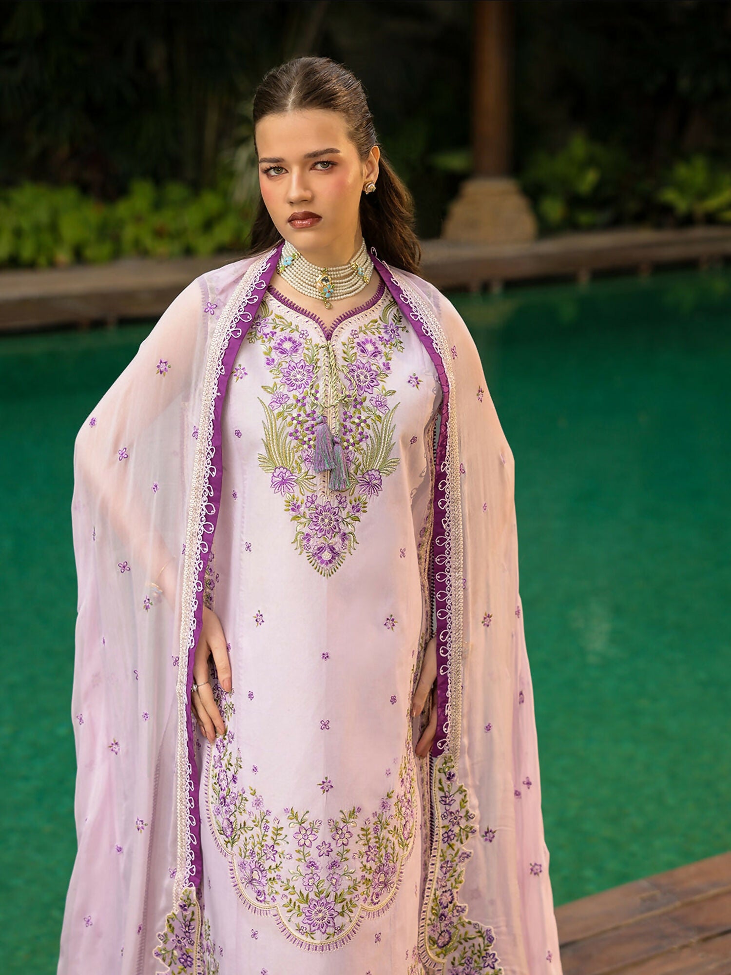 Mahnur Shanaya Vol 2 Lawn Embroidered Unstitched 3-Piece Suit-SH-07