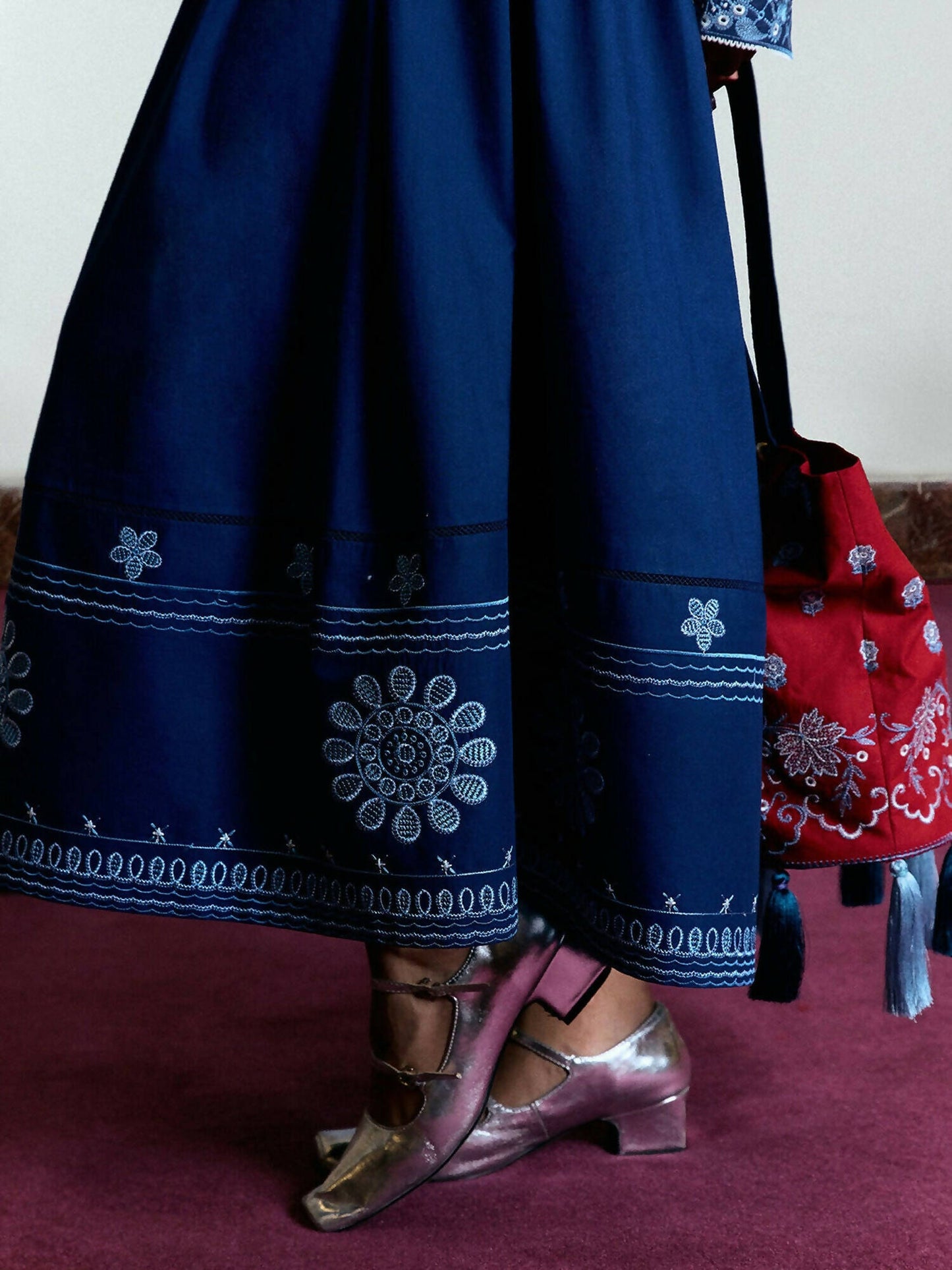 Jugnu by Hussain Rehar Summer Pret'25 Edit III Cotton Embroidered 2-Piece Suit-Nayeli
