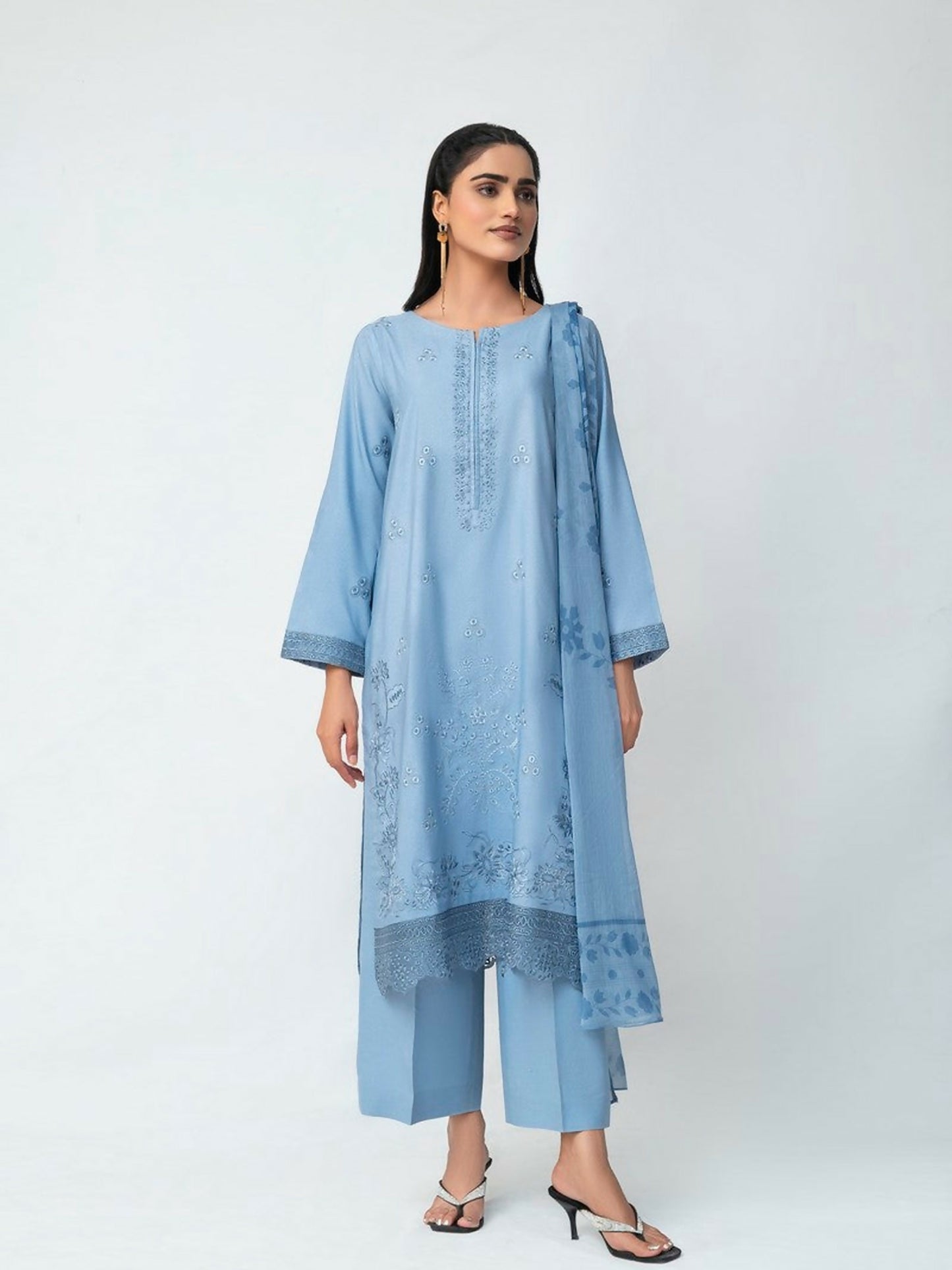Imran Aftab Maya Winter Karandi Embroidered Unstitched 3-Piece Suit-IAKC-UF-26