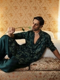 Hussain Rehar Basic Not Basic V Raw Silk Printed Stitched 2-Piece Suit-Fjord