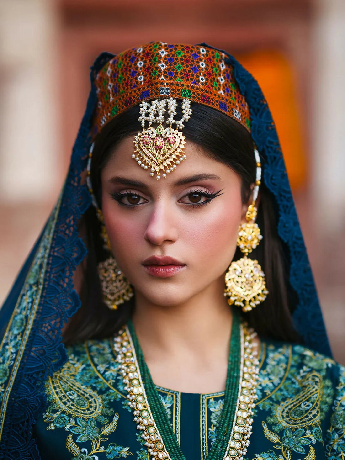 Mahnur Gul Luxury Lawn'26 Embroidered Unstitched 3-Piece Suit-G-002