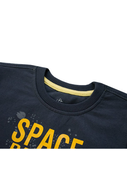 Funky Printed Essentials Space Patrol Sweat Shirt-9094
