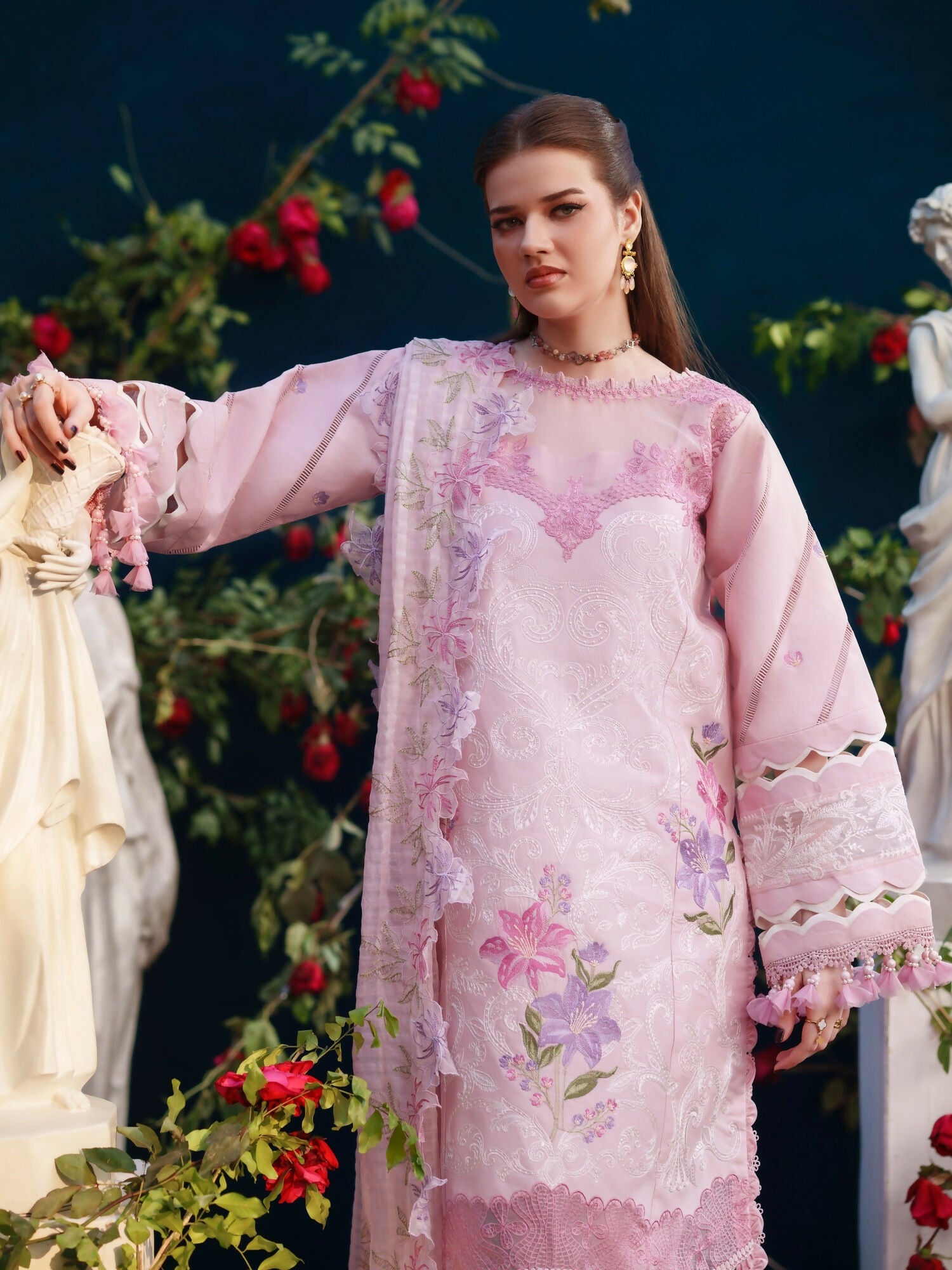 Parishay Summer Queen Lawn Embroidered Unstitched 3-Piece Suit-SQ-14