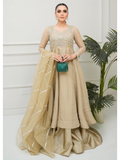Allure By IH Lehr Chiffon Embroidered Lehenga-Oat