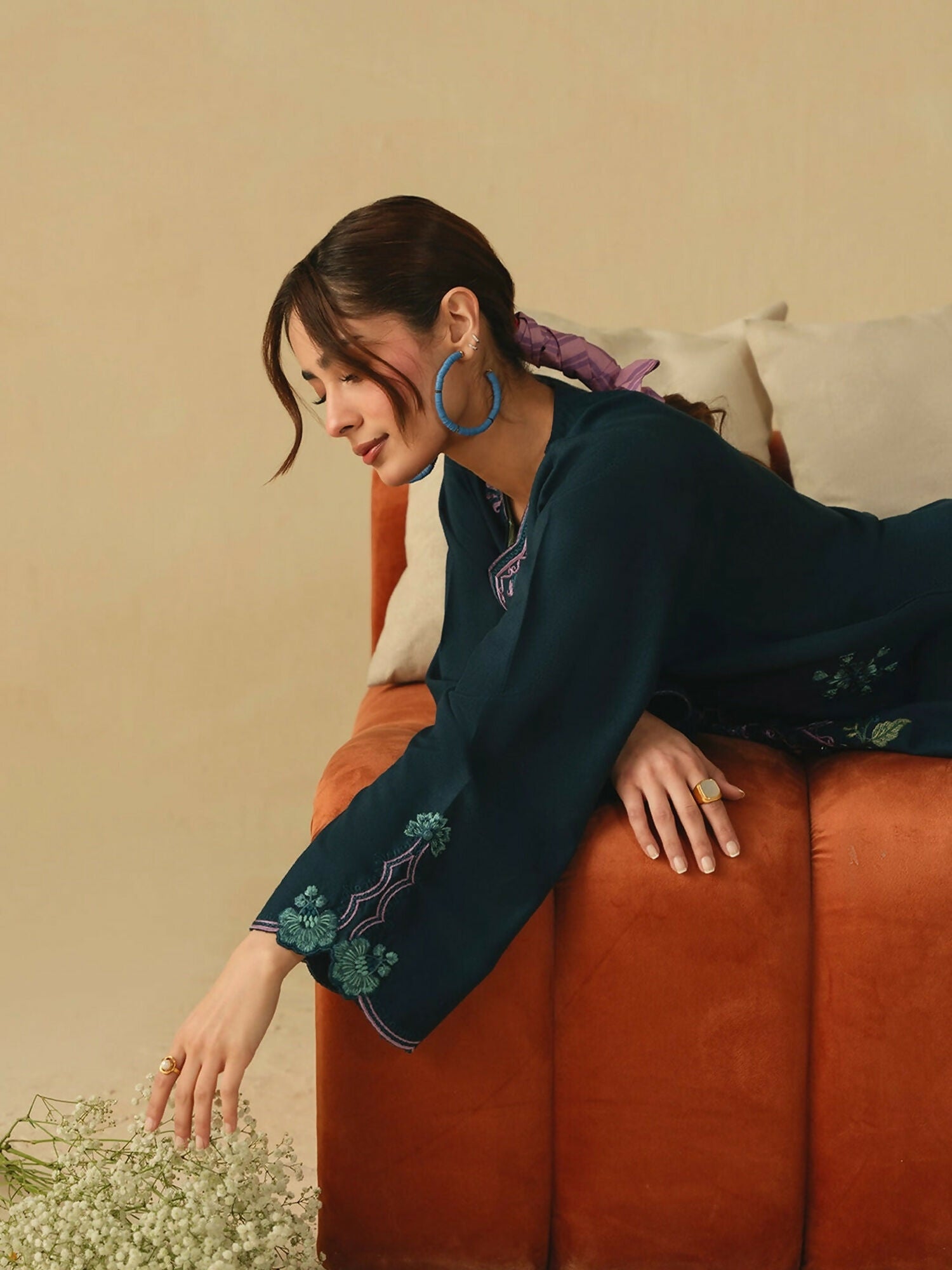 Mannat Clothing Boho Summer'26 Cotton Embroidered Stitched Suit-Riverleaf