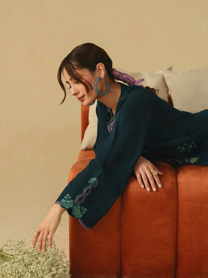 Mannat Clothing Boho Summer'26 Cotton Embroidered Stitched Suit-Riverleaf