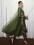 Hussain Rehar Basic Not Basic 3 Raw Silk Embellished Stitched 3-Piece Suit-Zelen