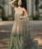 Shiza Hassan Lillian Wedding Formals Organza Embroidered Stitched 3-Piece Suit-Sahar