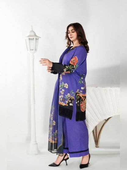 Imran Aftab Aura Summer Lawn Printed Unstitched 3-Piece Suit-IALC 07