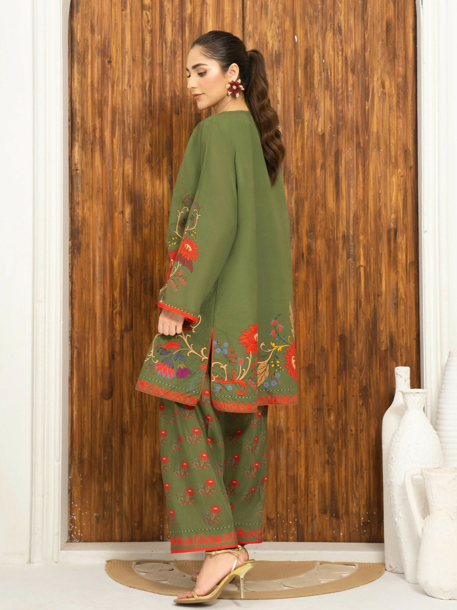 Panache Apparel Florise Lawn Printed Co-Ord Set-Cedrina